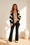 Cardigan a righe