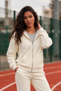 Felpa cappuccio zip