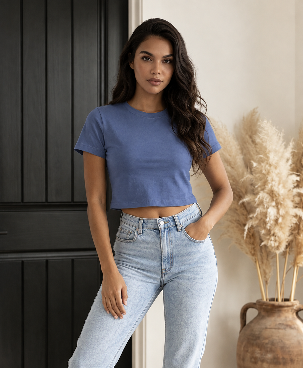 T-shirt crop