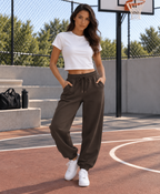 Pantalone tuta elastico caviglia